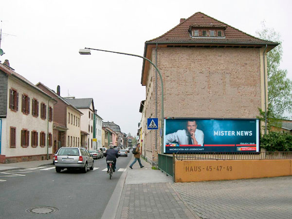 Plakatwerbung mit Panoramaflächen